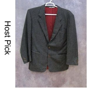 ⚜️HP⚜️ VTG Hugo Boss Germany Lambswool Suit Coat